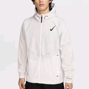 Nike Running Jacket Aerogami AeroSwift Storm-FIT Sz Large White FZ9039-121 Mens